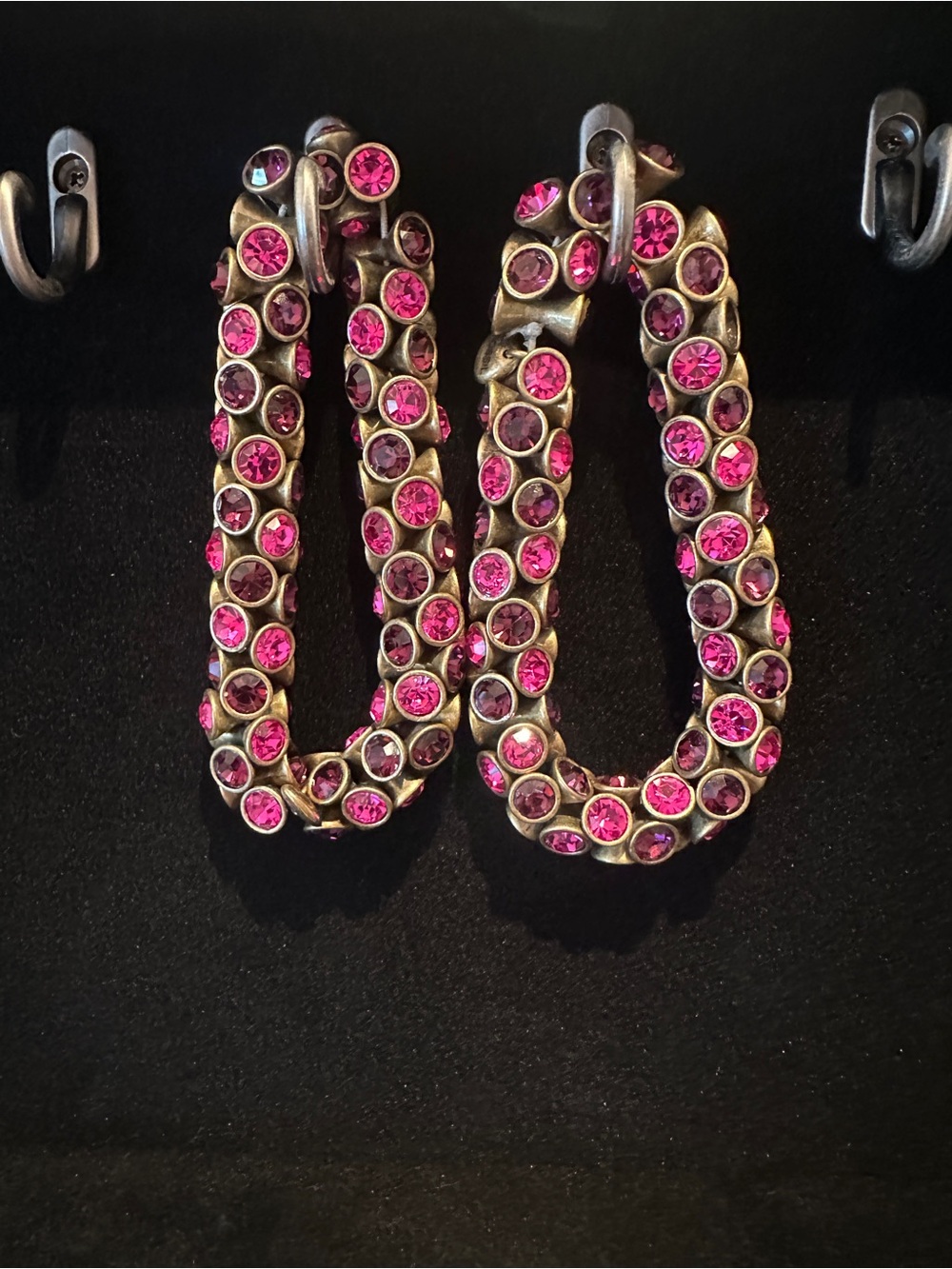 Pink Crystal Chain Bracelet Set - Women Jewelry